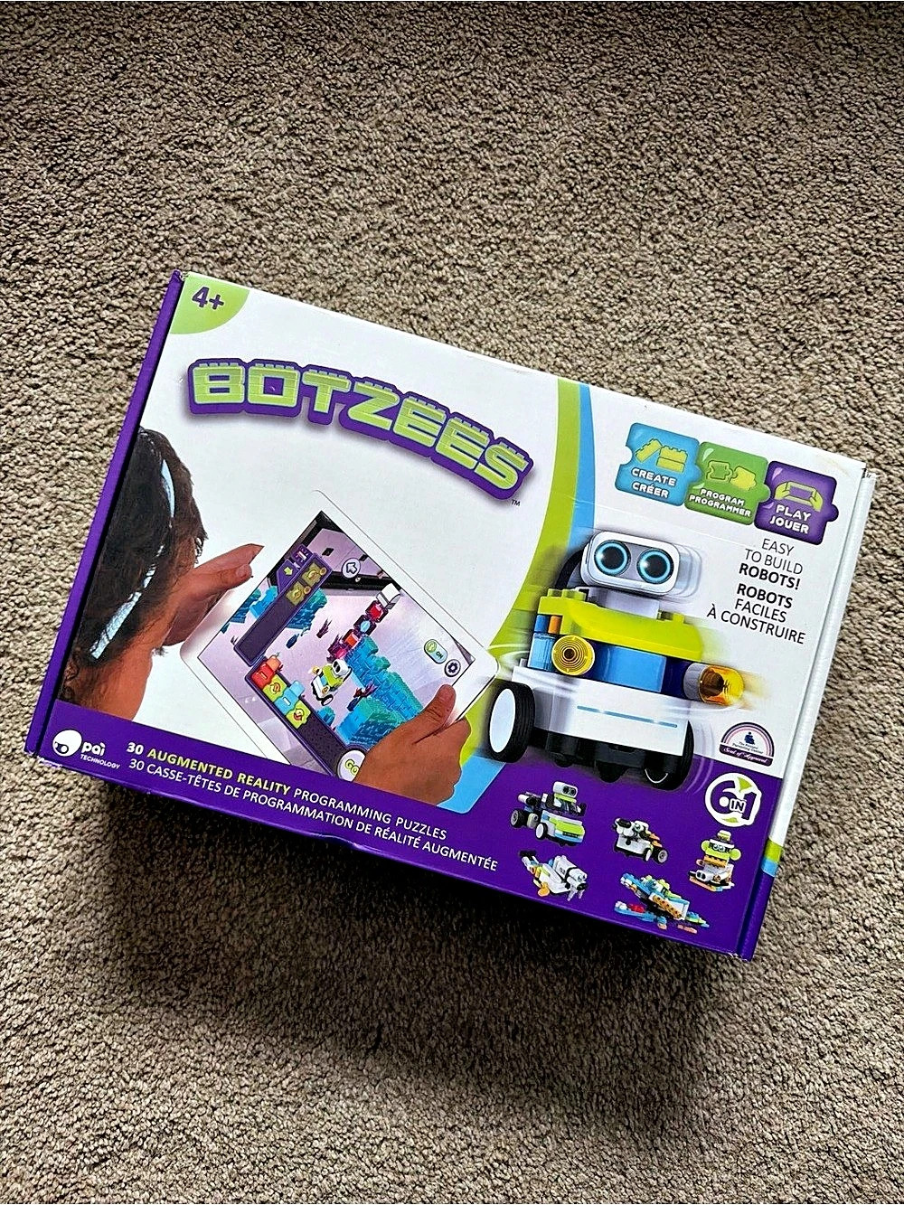 Botzees Augmented Reality Coding Robot Building Set